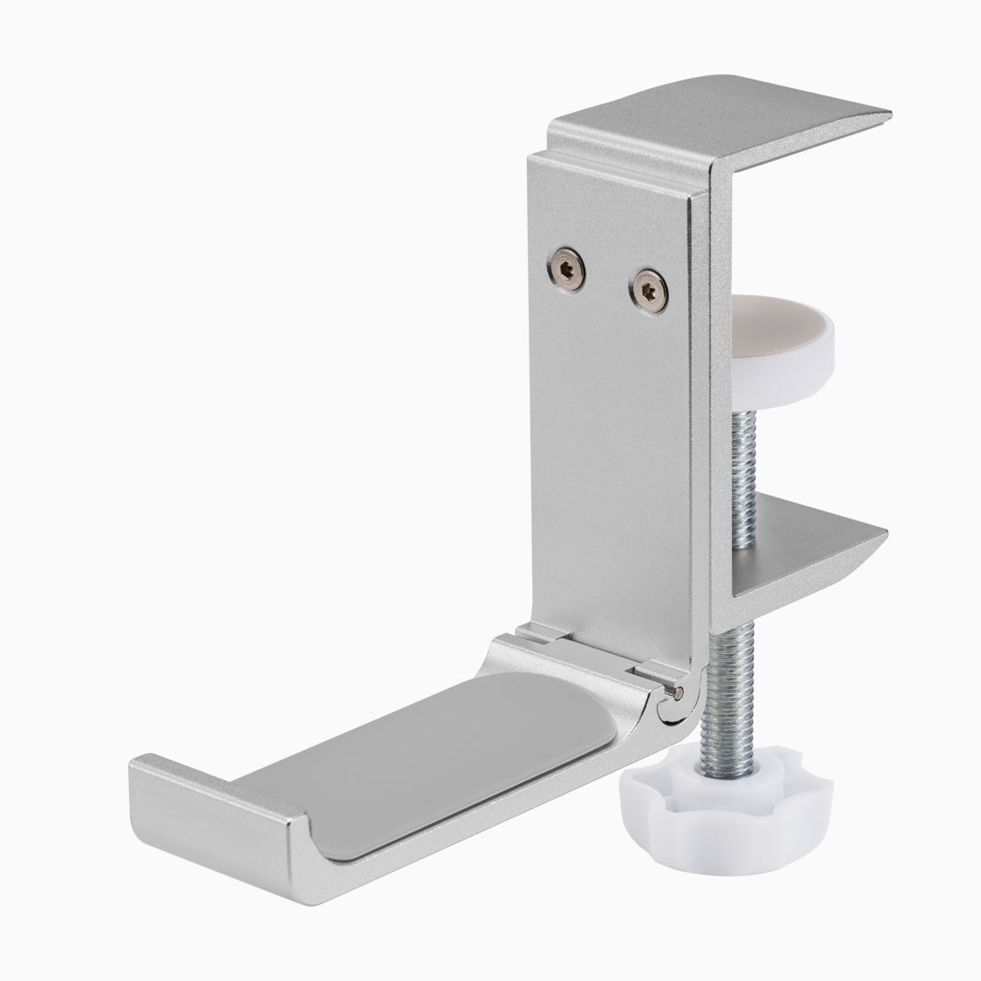 Desky Foldable Headphone Hook - Silver