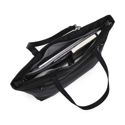 Pacsafe W Anti-Theft RFID Blocking Carryall 13" Laptop Tote Bag Black