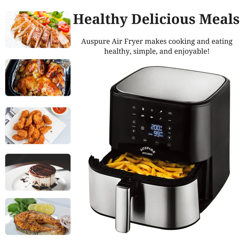 AUSPURE Air Fryer Replacement Basket for 5.5L Aus-Fry550
