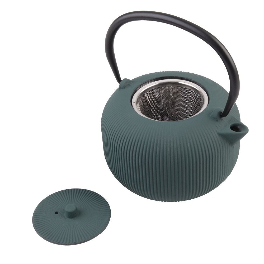 Teaology Serenity Cast Iron Teapot - 700Ml - Teal