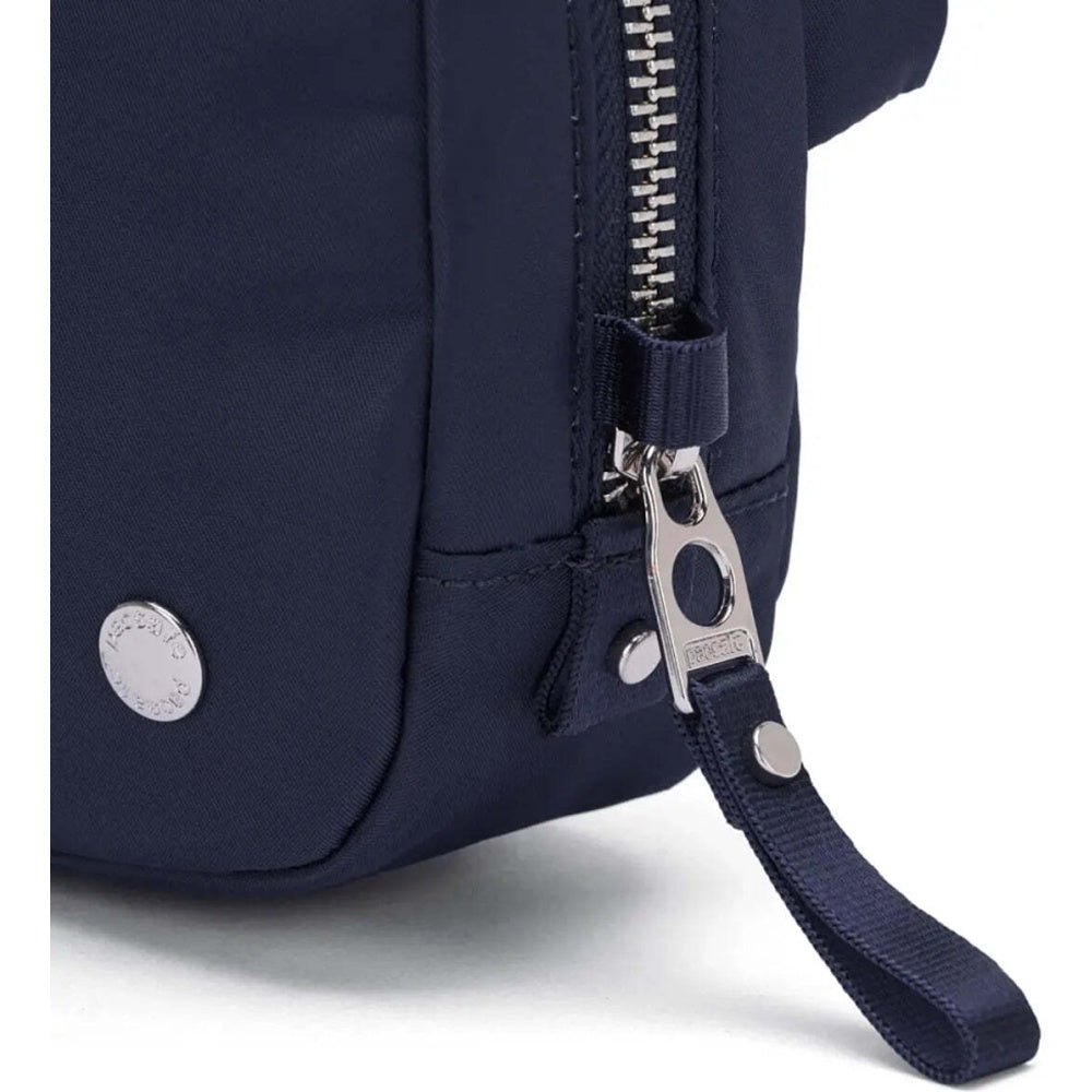 Pacsafe W Anti-Theft RFID Blocking Slashguard Micro Travel Sling Navy
