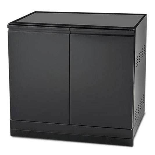 Crossray Steel Beverage Fridge Cabinet Housing for Single Fridge 60x90cm Black