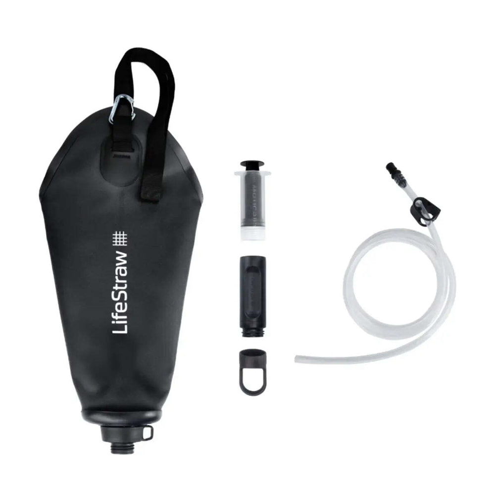 LifeStraw Peak 3L Compact Gravity Water Filter System Dark Grey, 3 Liters