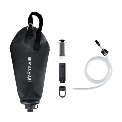 LifeStraw Peak 3L Compact Gravity Water Filter System Dark Grey, 3 Liters