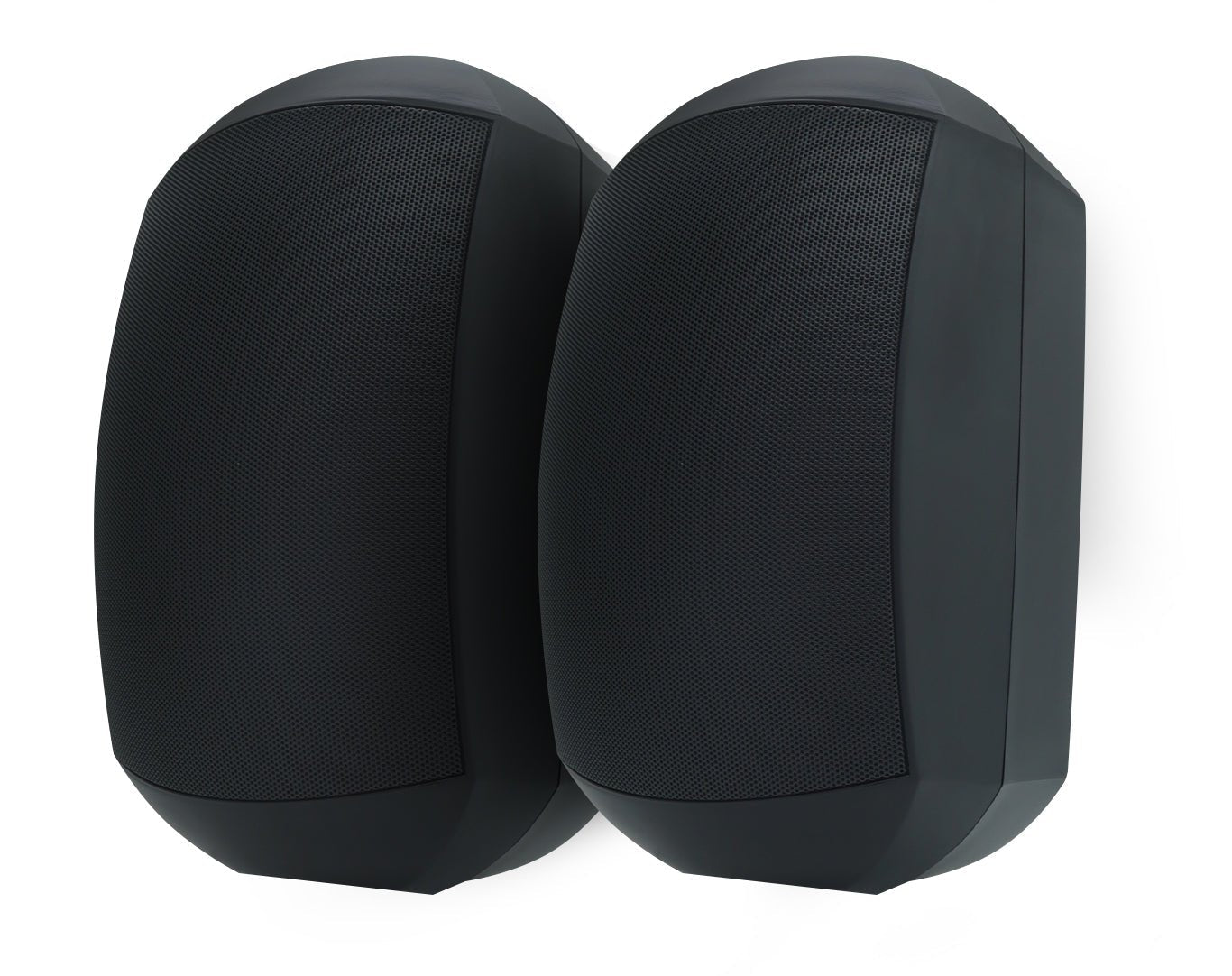 Weconic Waterproof Outdoor Wall Mount Speakers (Black)