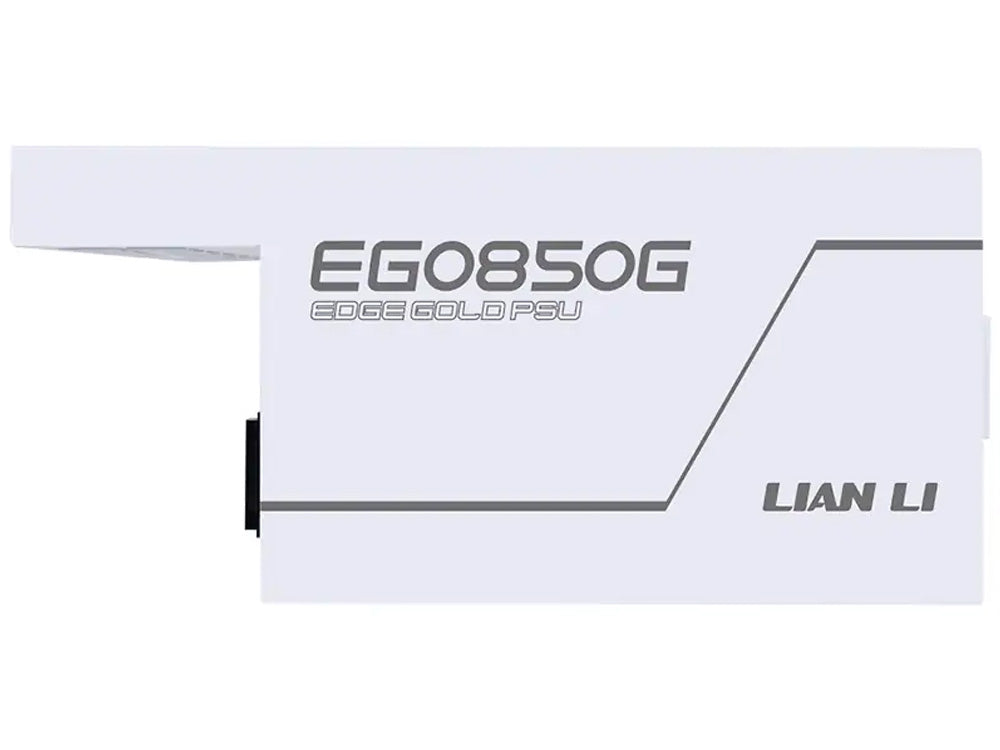 Lian Li Edge Gold 850W 80+ Gold Modular ATX 3.1 Power Supply - White (USB hub not included)