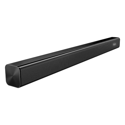 Laser Bluetooth Stereo Soundbar with LCD Display (Black)