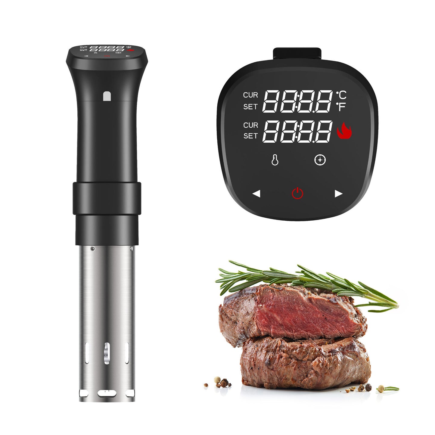 Healthy Choice Sous Vide Precision Cooker 1100W with Touchscreen & App Control