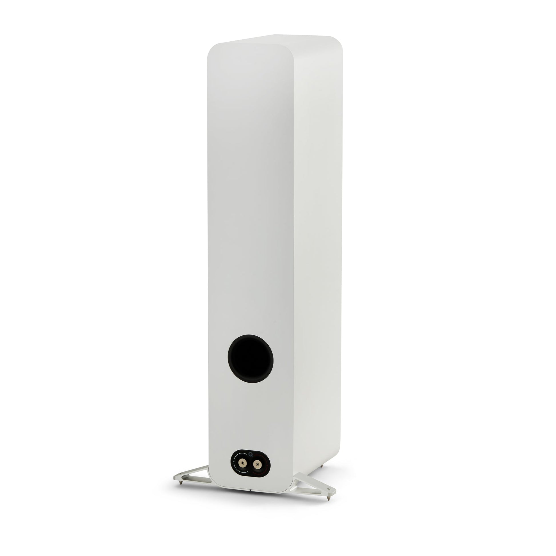 Q Acoustics 5050 Satin White Floor Standing Speakers Pair