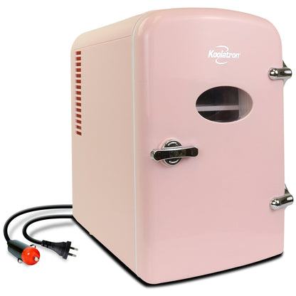 Koolatron Retro Mini Fridge 4L Pink