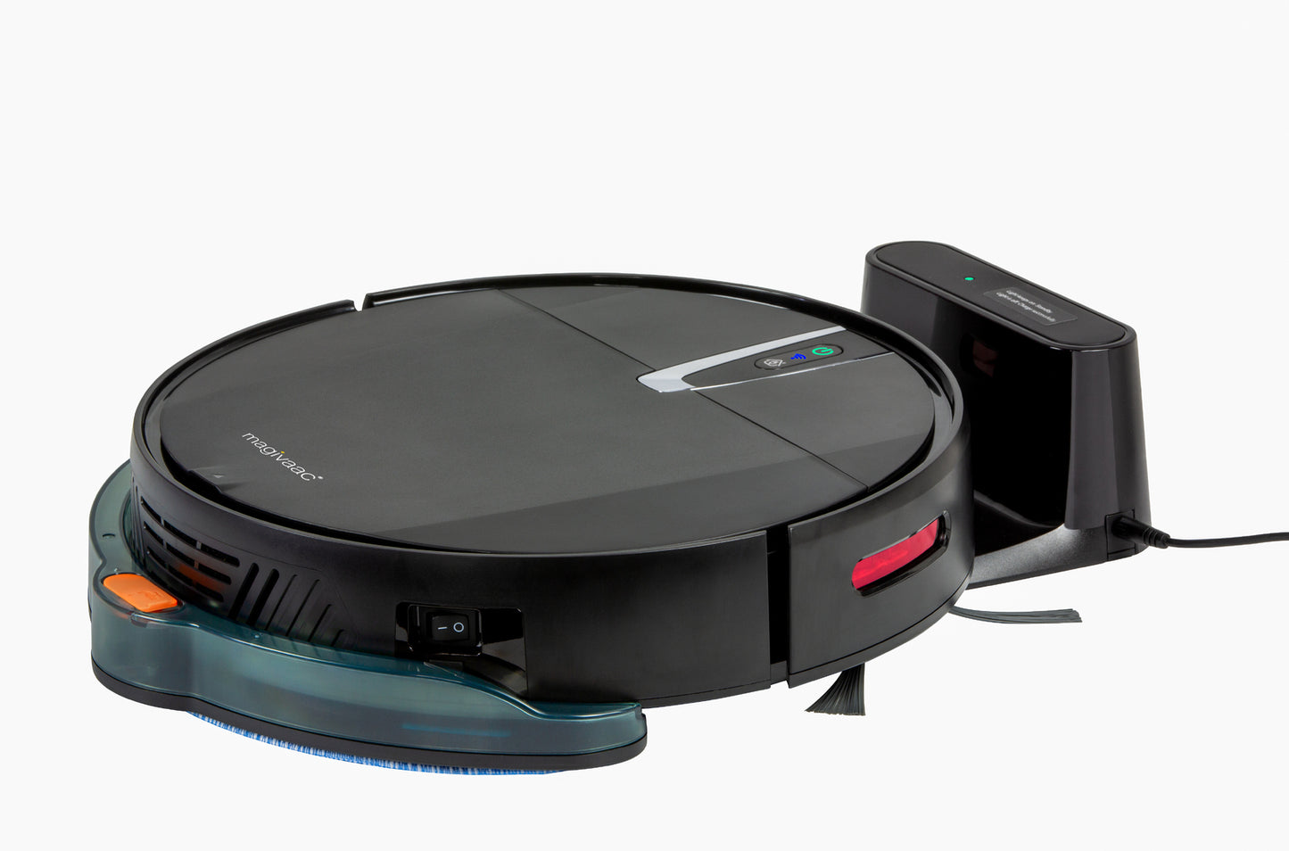 Magivaac Smart Robot Vacuum Cleaner with 3-in-1 HEPA & Mopping Pad (Black)