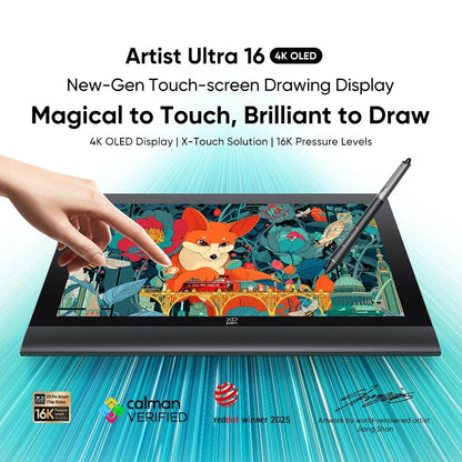 XPPen Artist Ultra 16 4K OLED Pen Display