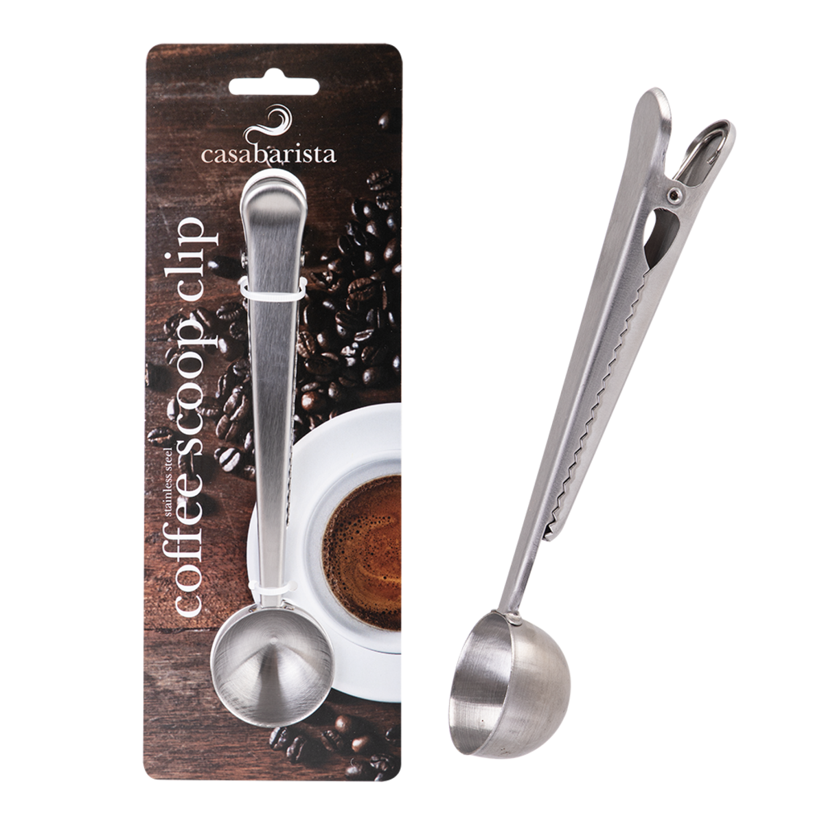 Casabarista Stainless Steel Coffee Scoop Clip