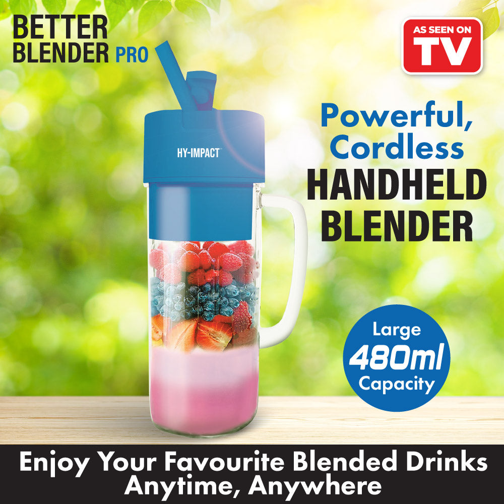 Hy-Impact Better Blender Pro, Powerful Cordless Handheld Blender