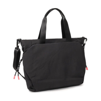 Hedgren Satoshi Womens Travel 14in Laptop Tote Handbag Lockable Zips Black
