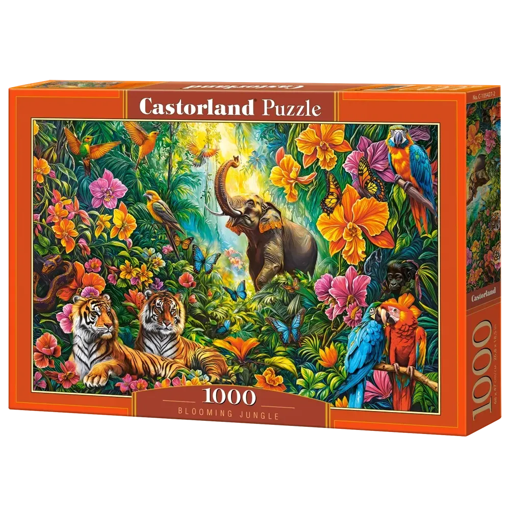 Castorland 1000-Pieces Blooming Jungle Puzzle