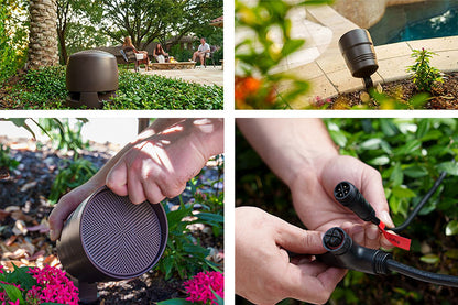 Wiim Outdoor Garden 4.1 Volt Ohm Speaker System