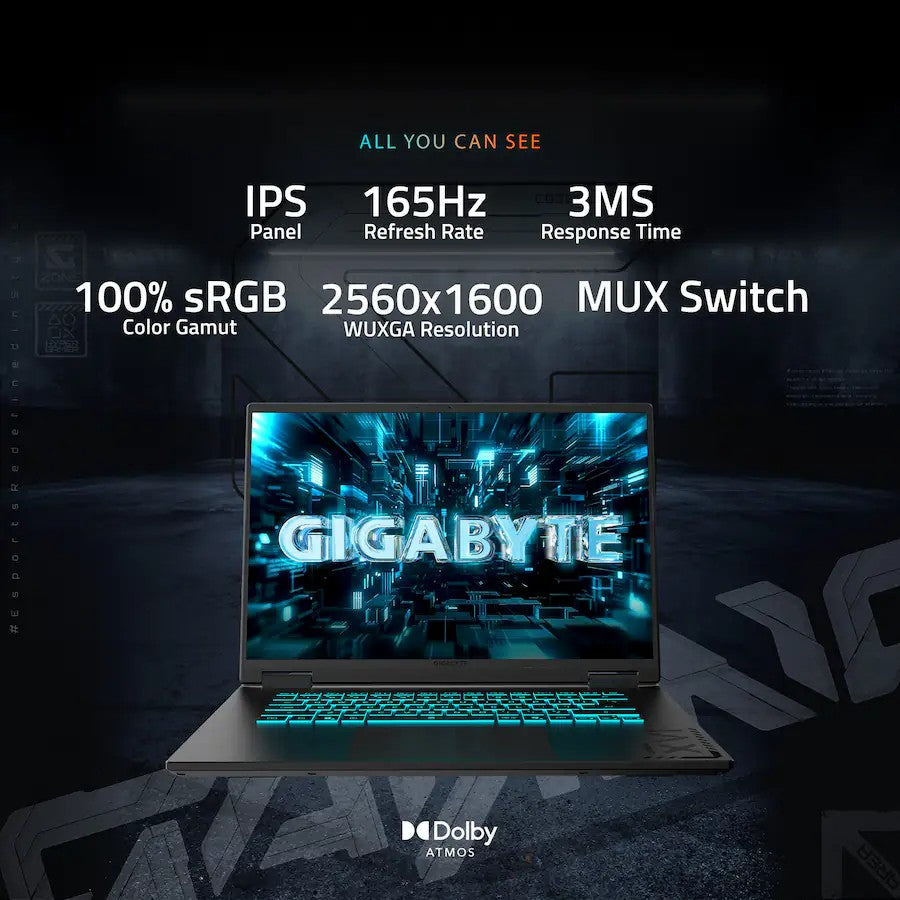 Gigabyte A16 Pro Gaming Laptop - Core 7 240H, RTX 5080