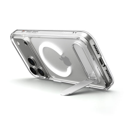 SPIGEN Ultra Hybrid Kickstand MagSafe Case for iPhone 17 Pro Max (Clear White)