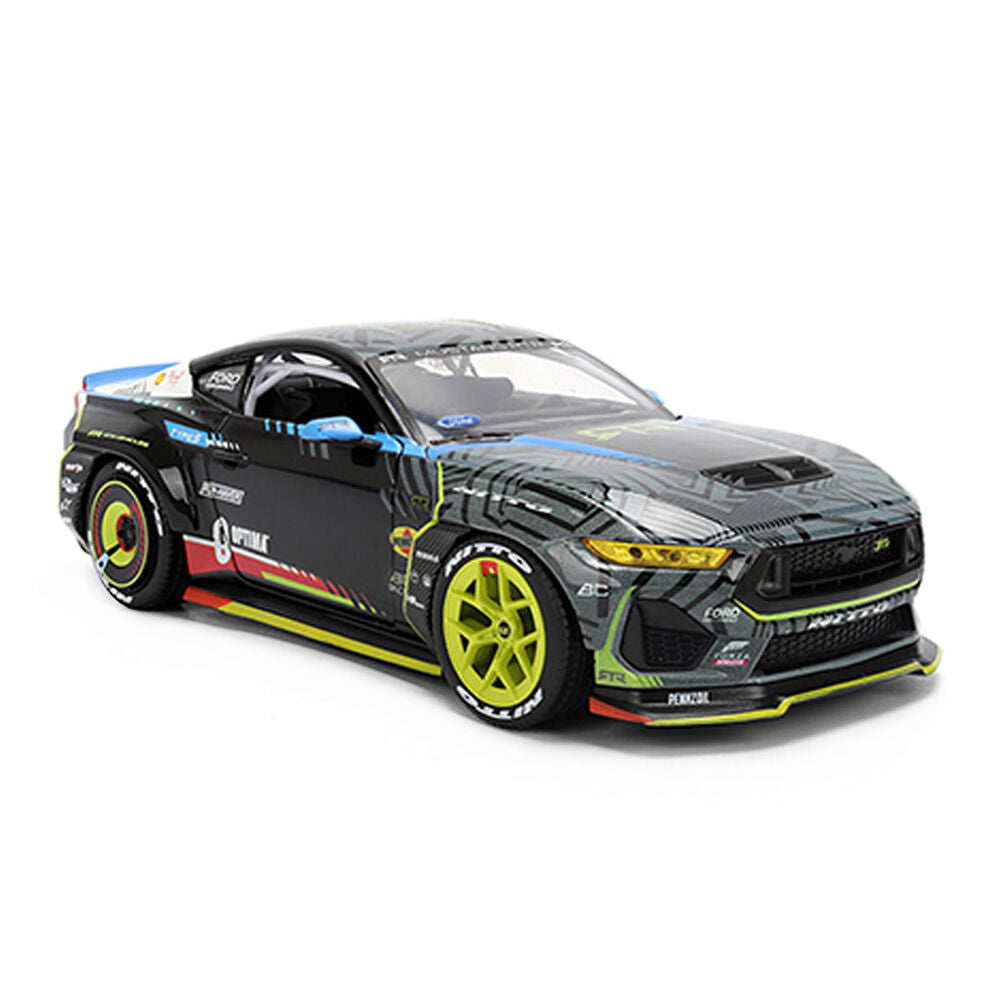 Jada 1:24 Big Time Muscle 2025 Ford Mustang RTR Vaughn Gitten Jr. Diecast Car