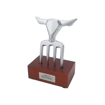 Men’s Republic Heavy Duty Bull Fork for Carving and Serving Meat - Black