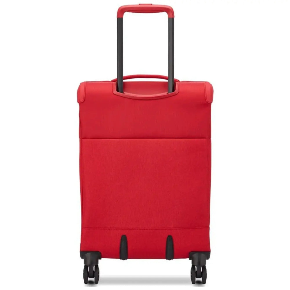 Delsey Brochant 3 Small 55cm Expandable Travel Carry-On Suitcase TSA Lock Red