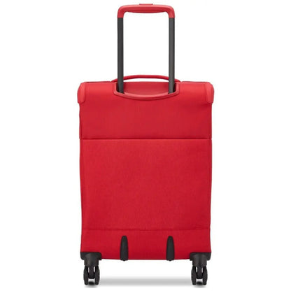 Delsey Brochant 3 Small 55cm Expandable Travel Carry-On Suitcase TSA Lock Red