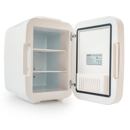 Lenoxx 4L Beauty Cosmetic Fridge with Mirror (White)