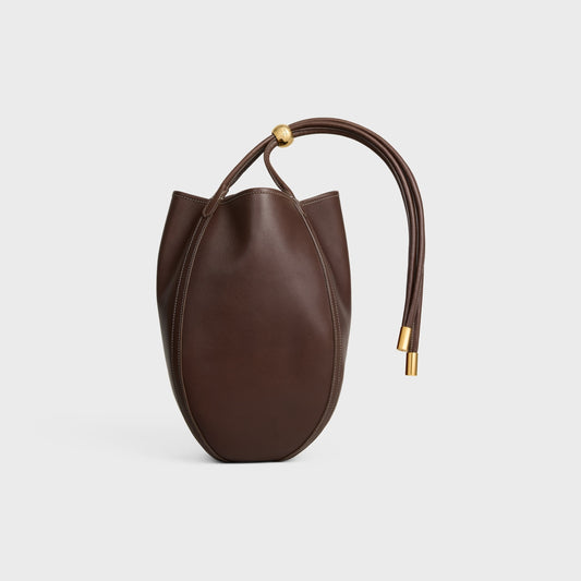 Small Drop Bucket in Supple Smooth Calfskin