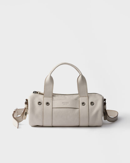 Prada Route large leather top-handle bag