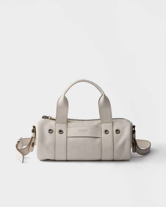 Prada Route large leather top-handle bag