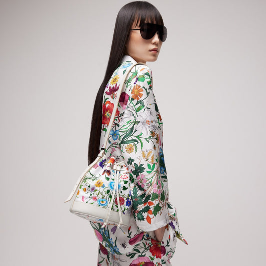 Gucci Venice small bucket bag - front