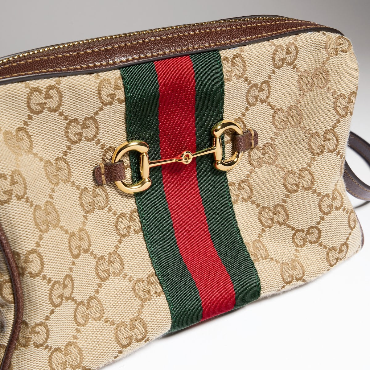 Gucci Horsebit Web small camera bag