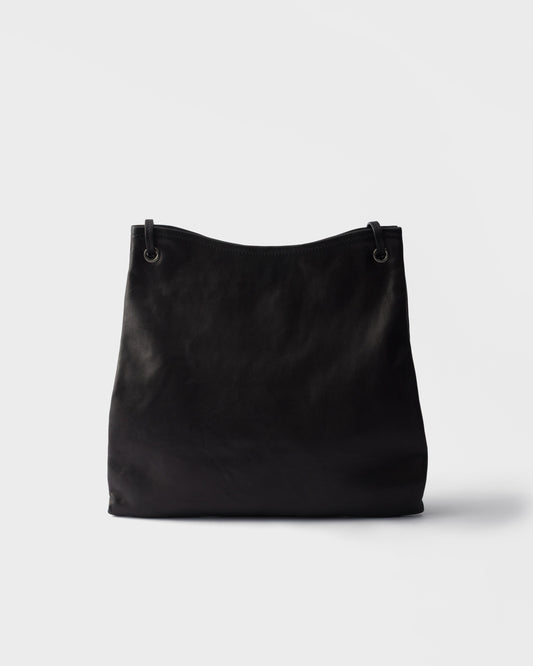 Prada Route large leather bag - back
