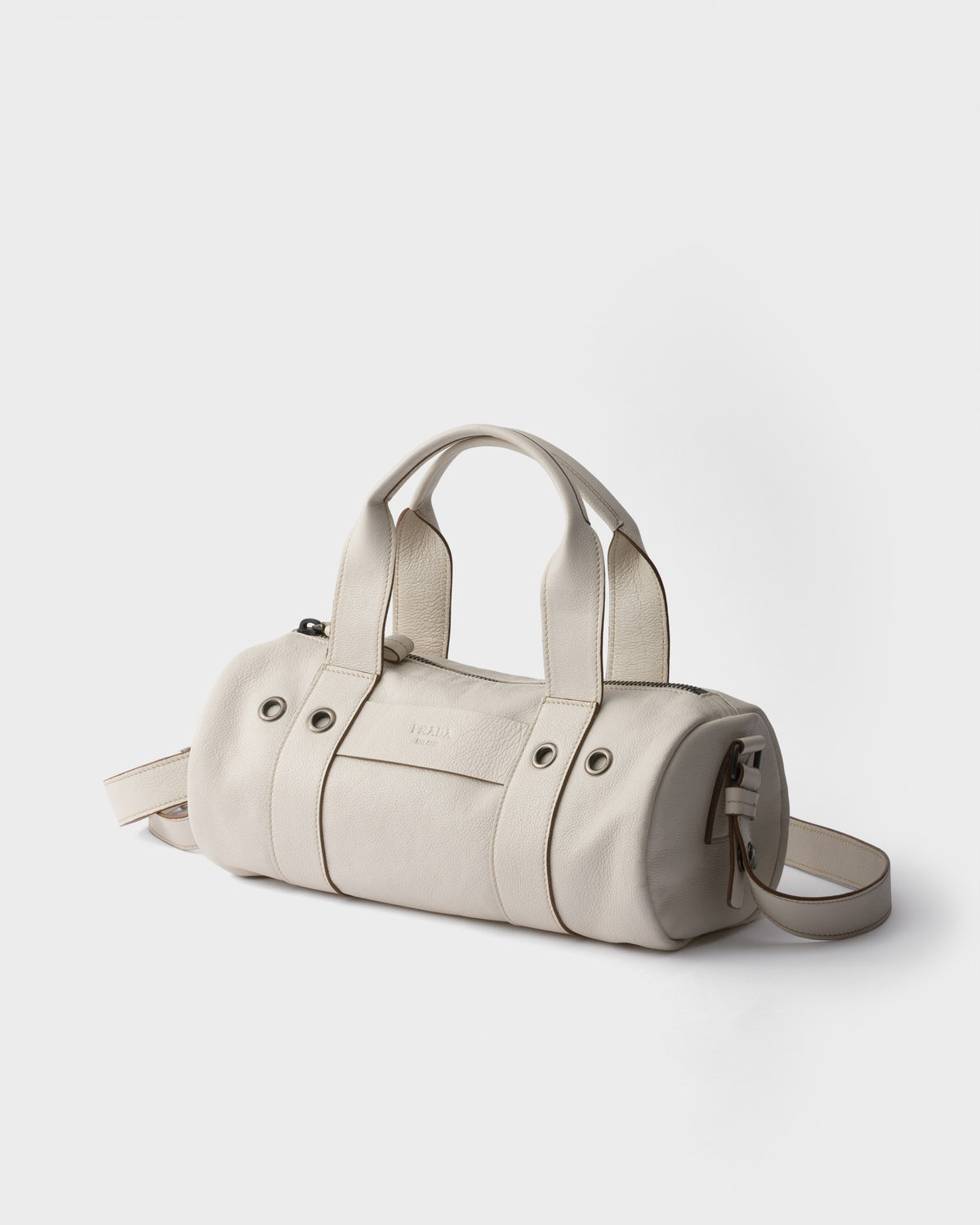 Prada Route large leather top-handle bag