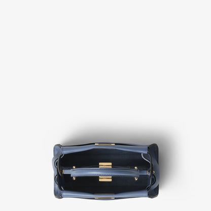 Peekaboo Mini Light Indigo Leather Bag