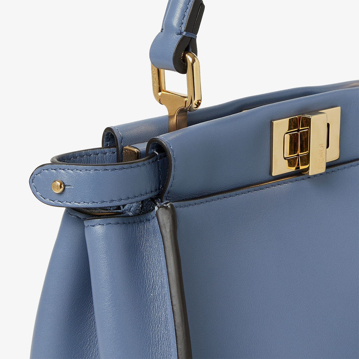 Peekaboo Mini Light Indigo Leather Bag