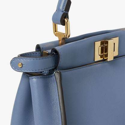 Peekaboo Mini Light Indigo Leather Bag