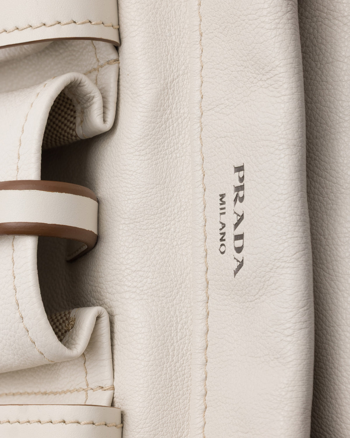 Prada Route large leather tote bag