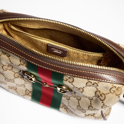 Gucci Horsebit Web small camera bag