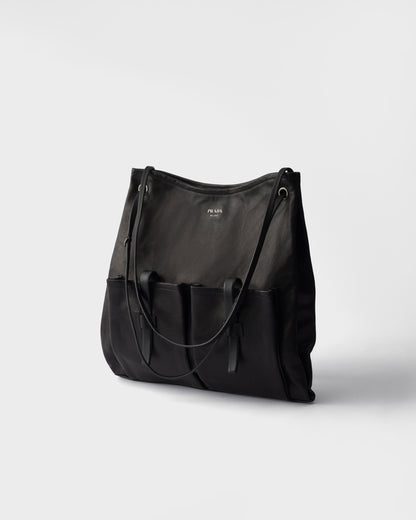 Prada Route large leather bag - side