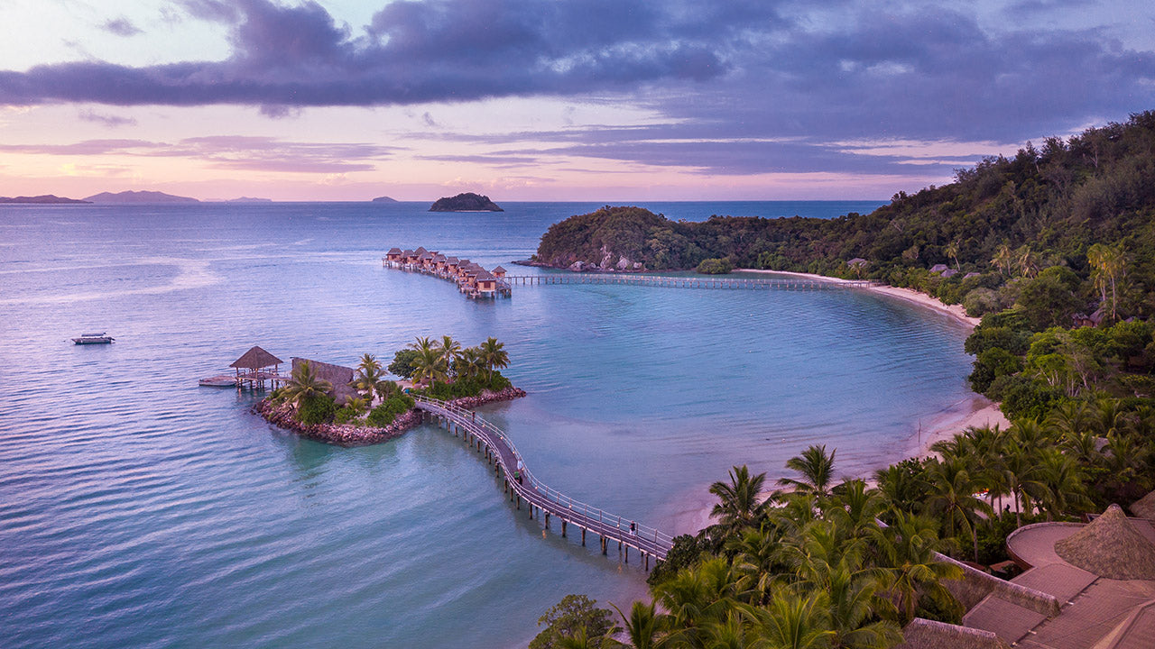 Likuliku Lagoon Resort aerial view