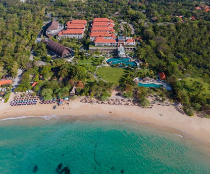 Merusaka Nusa Dua beachfront aerial view