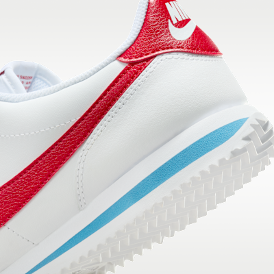 Nike Cortez Leather White Varsity Red DN1791-108 heel detail