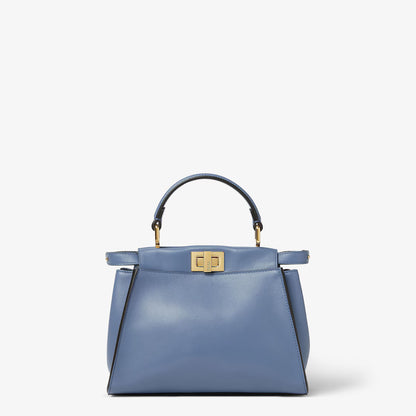 Peekaboo Mini Light Indigo Leather Bag