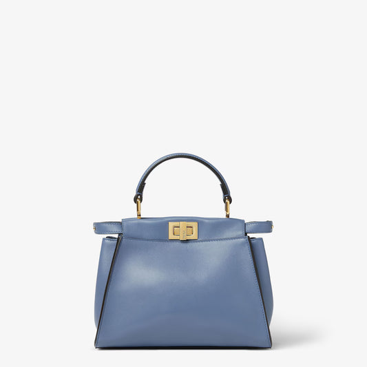 Peekaboo Mini Light Indigo Leather Bag