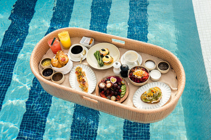 SO Maldives floating breakfast