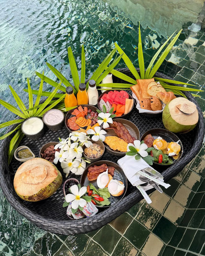 The Lamai Samui private pool breakfast